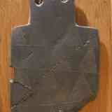 Click para ampliar. Alcántara 9: dolmen de Juan Ron (ídolo-placa)